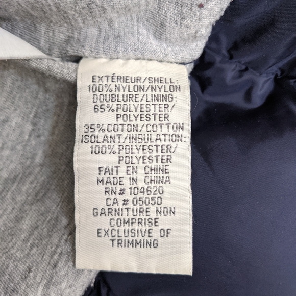 JACOB / NAVY PUFFER QUILTED VEST / SMALL - Picture 8 of 8